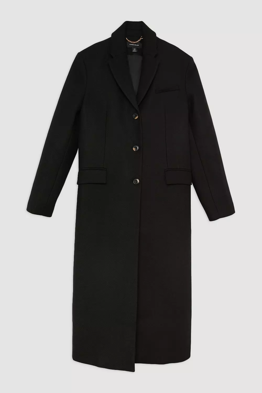 Italian Wool Double Breasted Cape Over Coat | Karen Millen