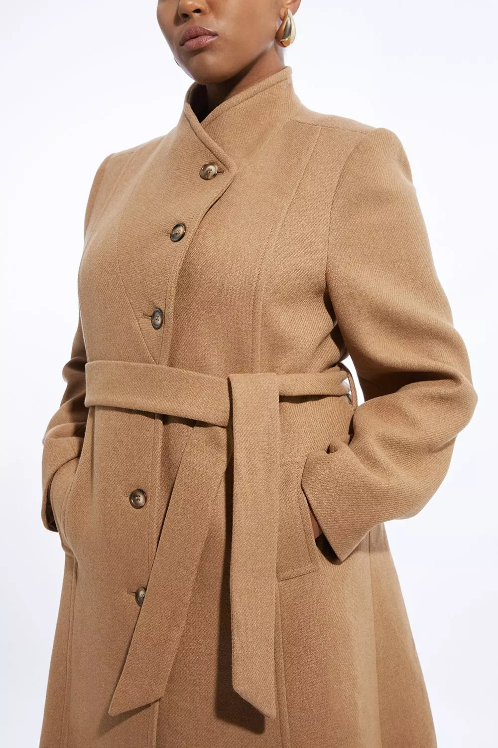 Plus size camel coat uk online