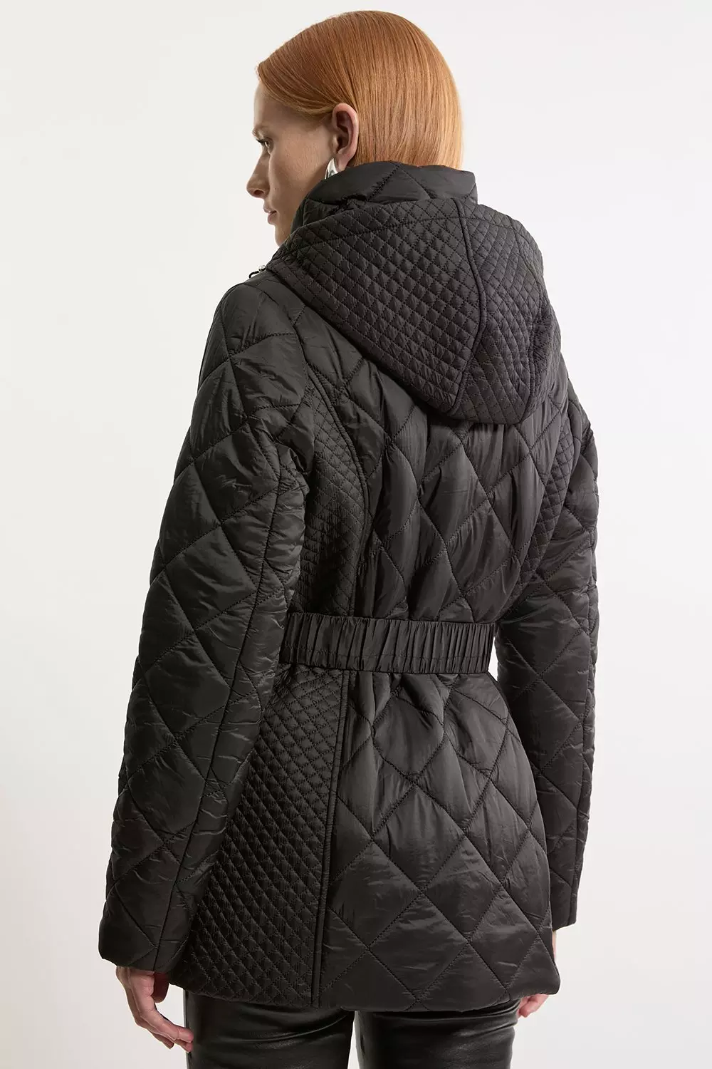 Courtshop Kia newest Denim Quilted Oversized Coat/Jacket