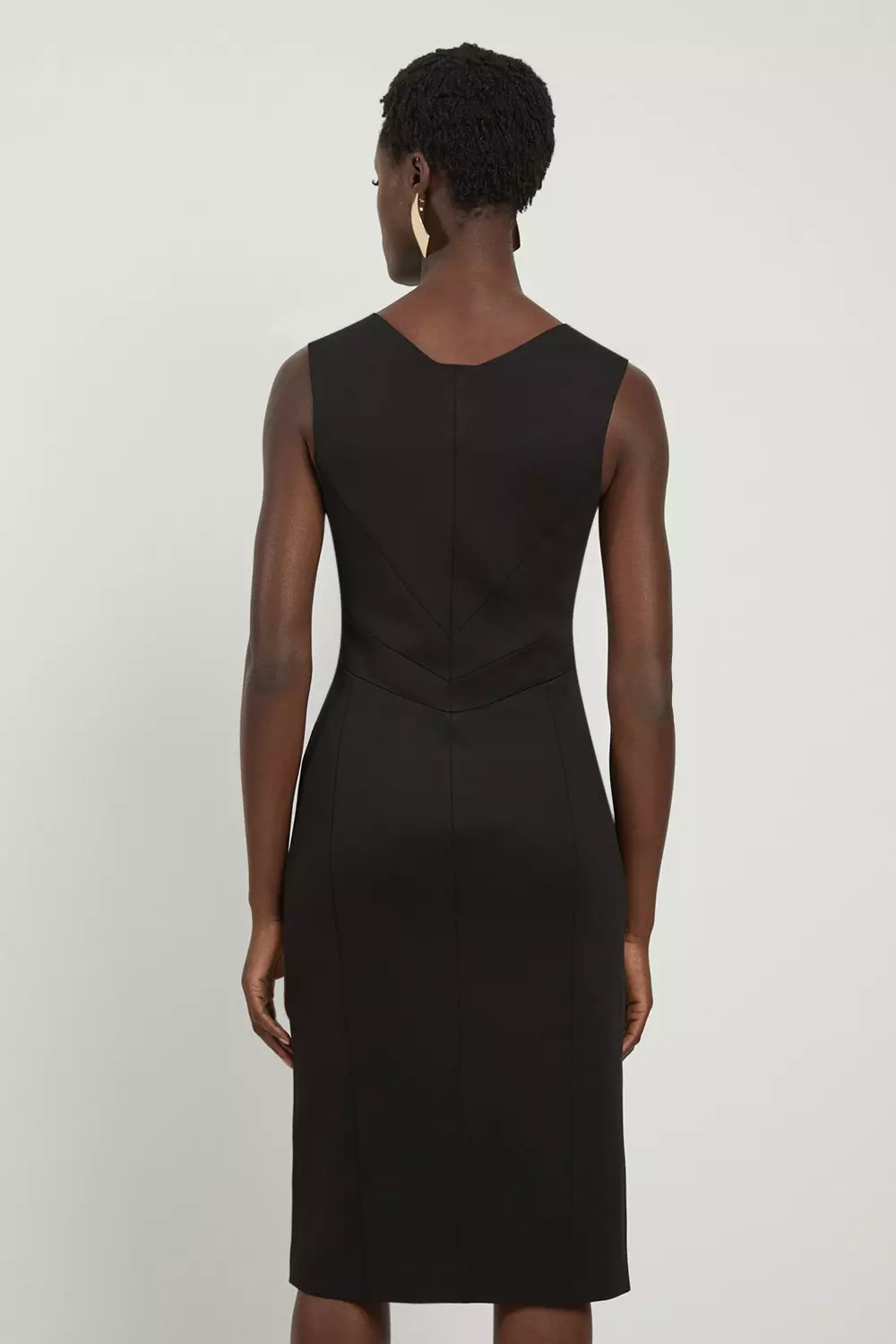 【Karen Millen】アイレットトリム レザーペンシルドレス bkk11738_nude_xl?$