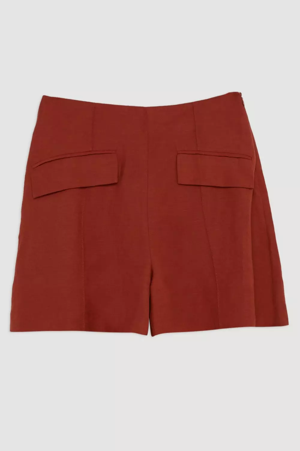 Viscose Linen Pocket Detail Shorts | Karen Millen