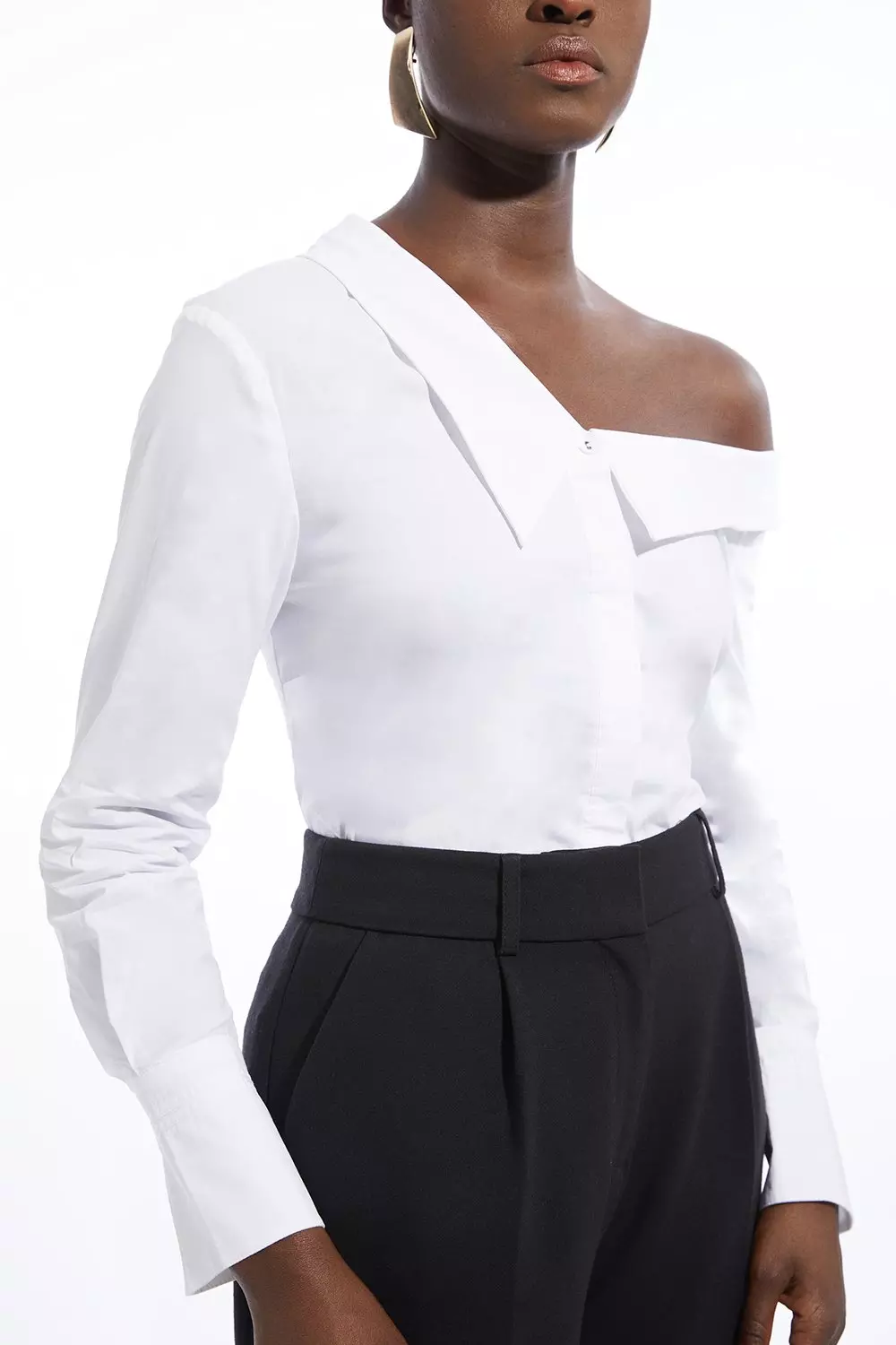 Karen Millen：長袖オールインワン 日本未入荷☆Karen Millen 七分袖ペンシルワンピース ワンピース