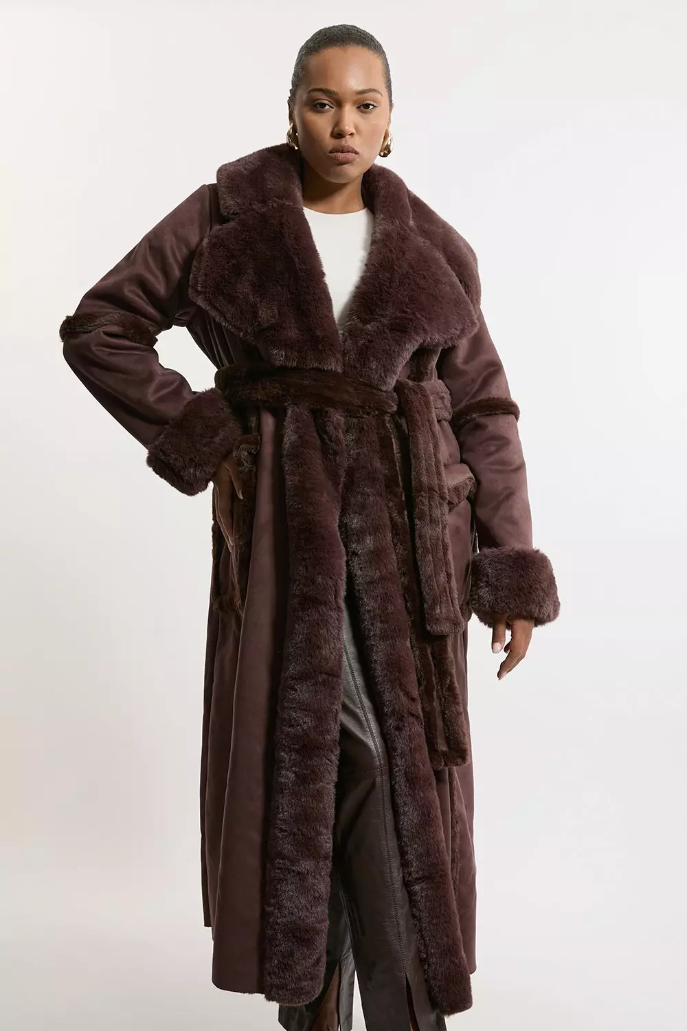 Maxi coat plus size online