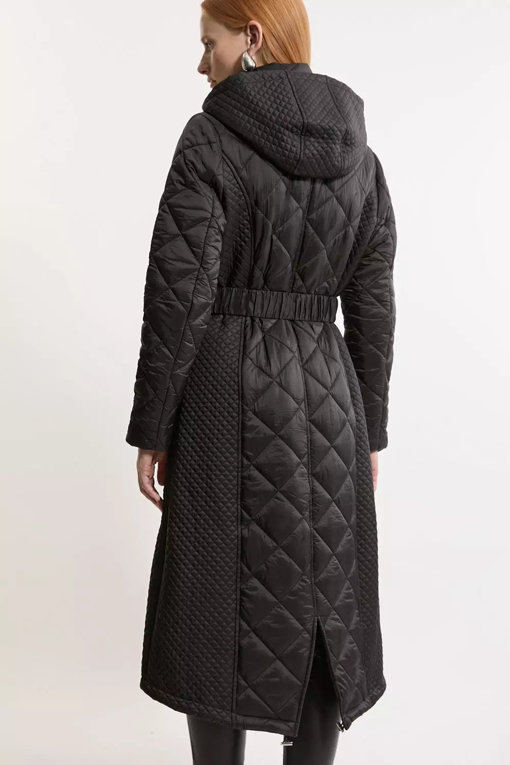 Longline quilted coat karen millen hotsell