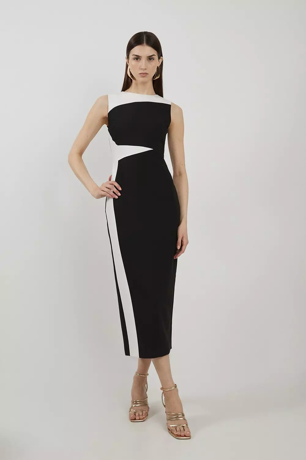 Karen millen colourblock dress best sale