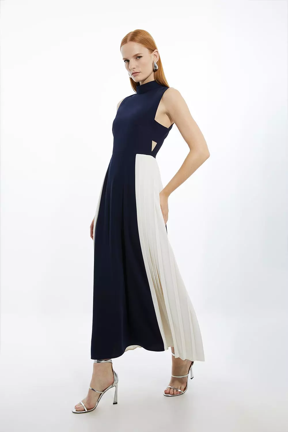 Karen shops millen colourblock dress