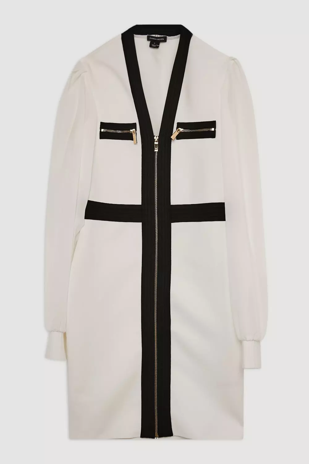 Italian Wool Side Split Tailored Maxi Coat | Karen Millen