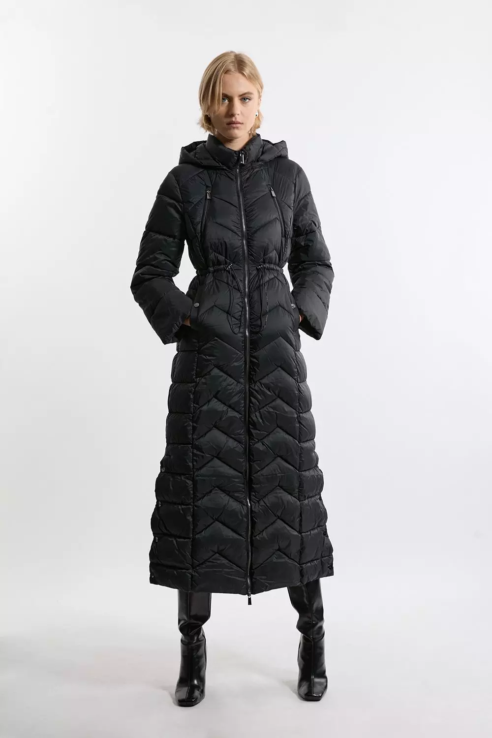 Maxi coat puffer sale