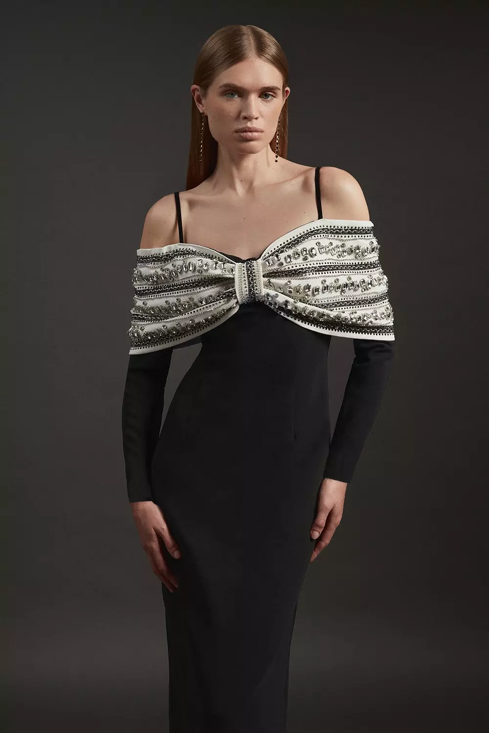 Karen millen escaping bow dress best sale