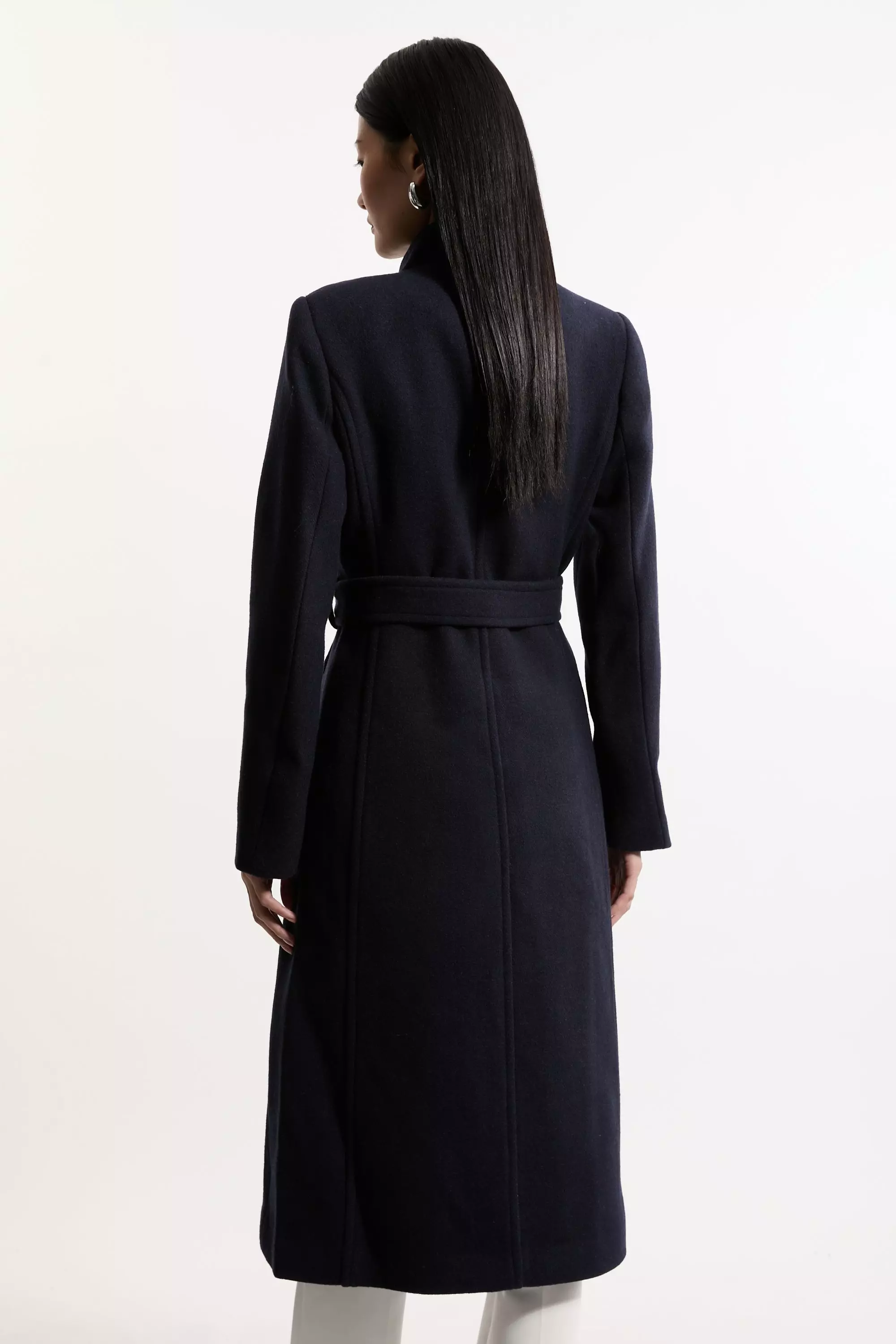 Karen millen tailored wrap coat best sale