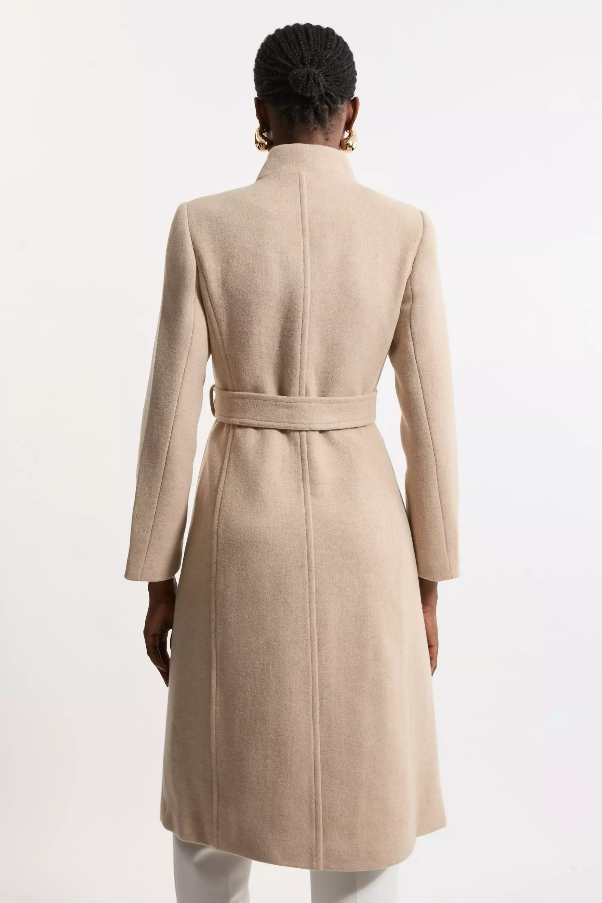 KAREN MILLEN☆Tailored Wool Asymmetric コート 2色【UK発】 KAREN MILLEN☆Tailored Wool Asymmetric コート【UK発】