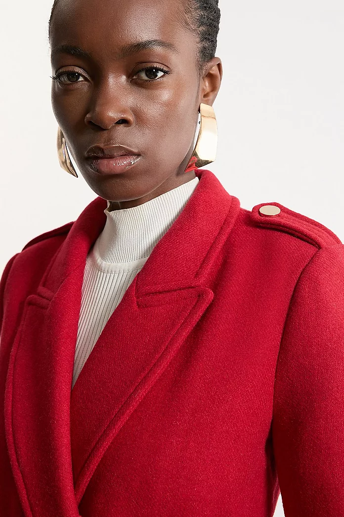 Tailored Wool Blend Belted Maxi Wrap Coat | Karen Millen Tailored Wool Blend Belted Maxi Wrap Coat | Karen Millen