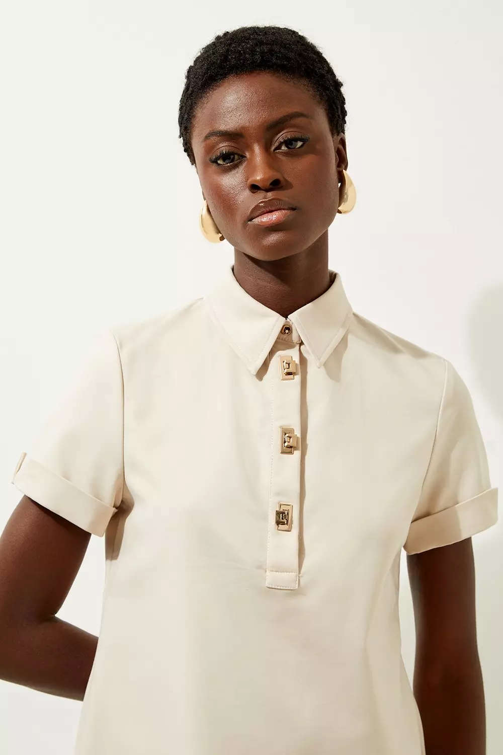 Short shirt frock style on sale