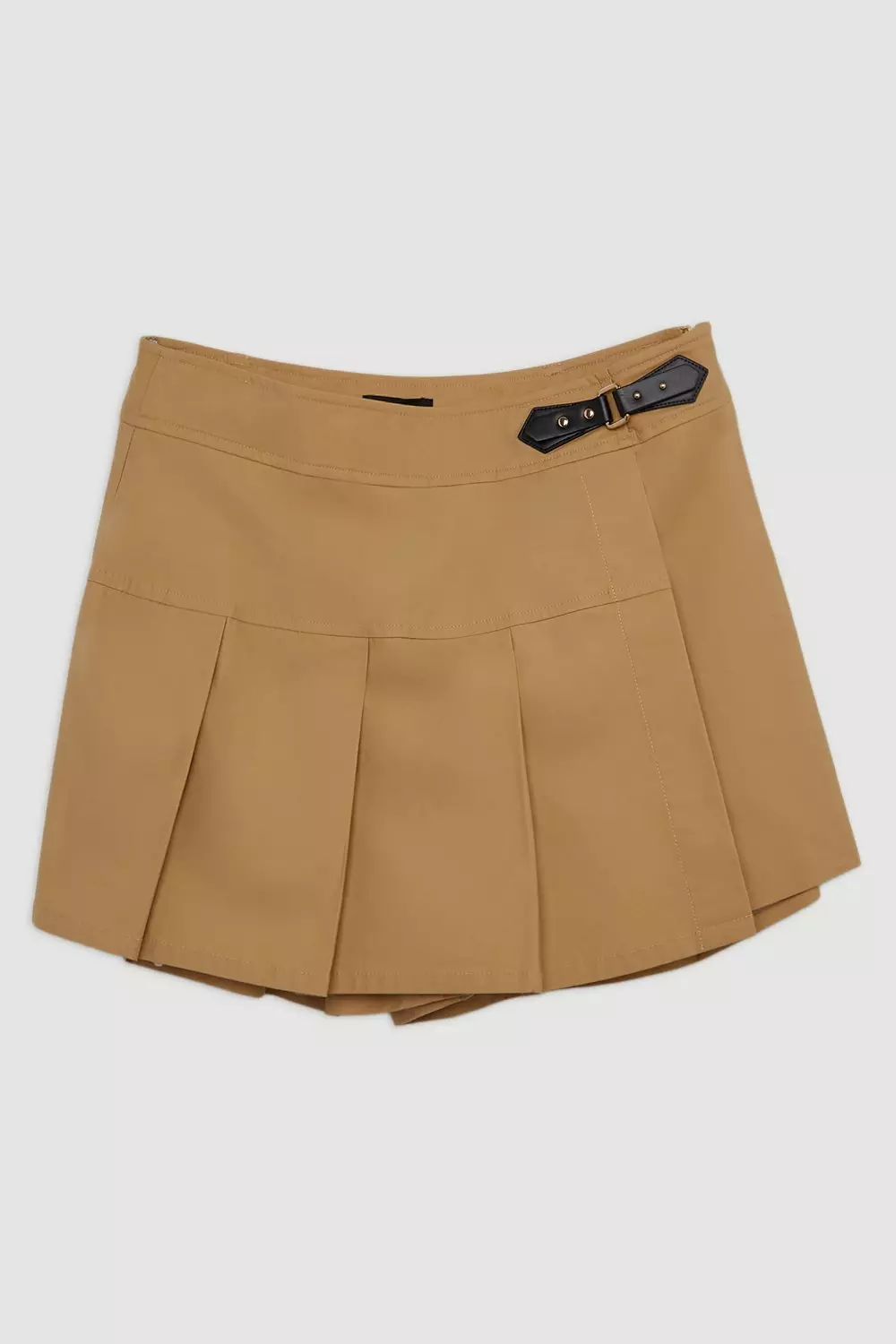 【PORTERNA】Mimi Twill Cotton Short Skirt Mini Venus Skort Twill Smoke – Tae Park