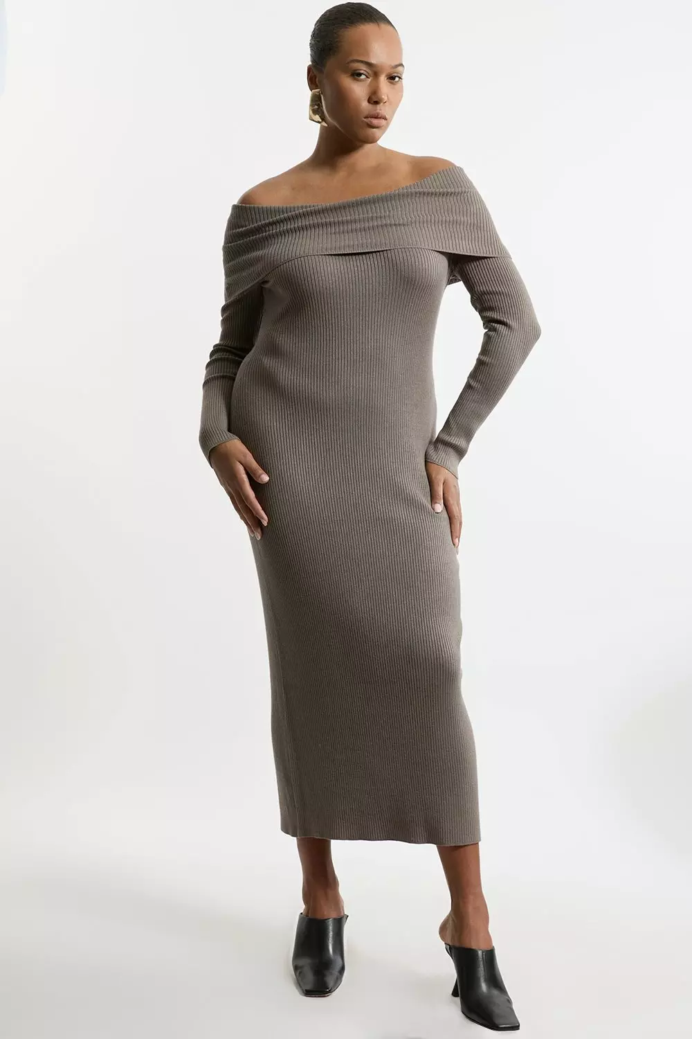 Grey plus size cocktail dress best sale