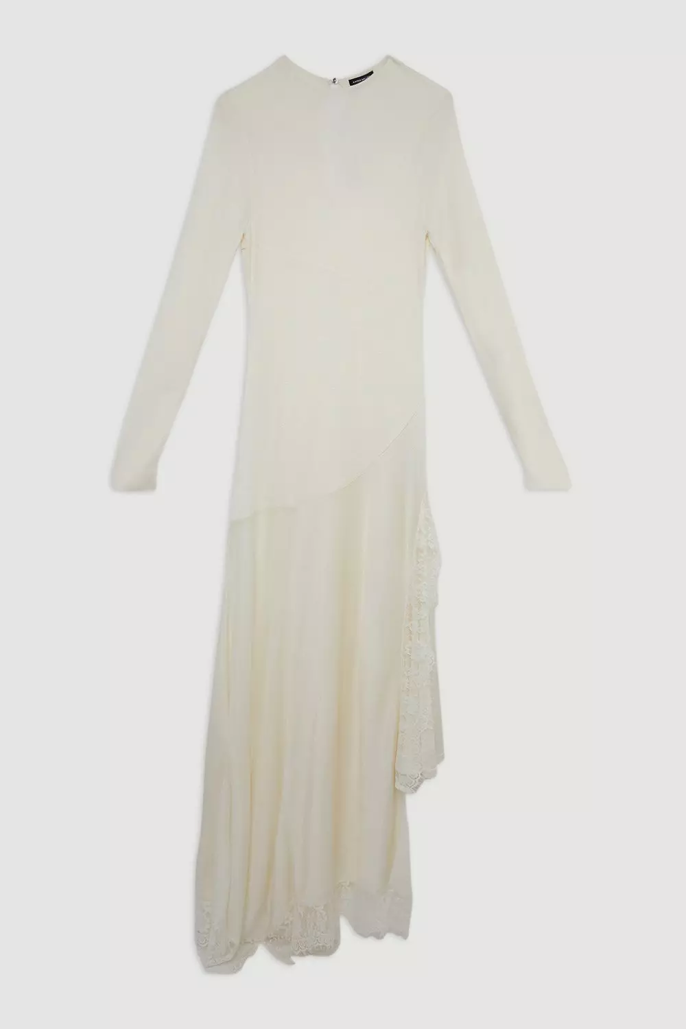 Petite Light Weight Summer Knit Midaxi Dress With Woven Slip | Karen Millen