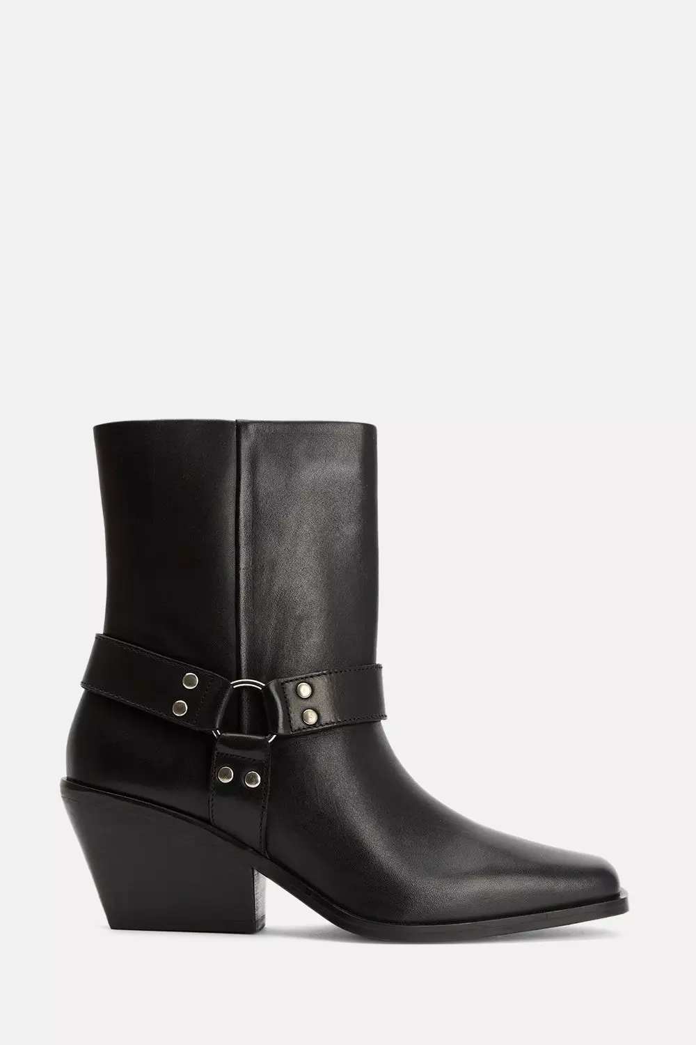 【AAKE】LEMAIN SQUARE ANKLE BOOTS Women's Square Toe Leather Boot Heel | 2022 Autumn Design