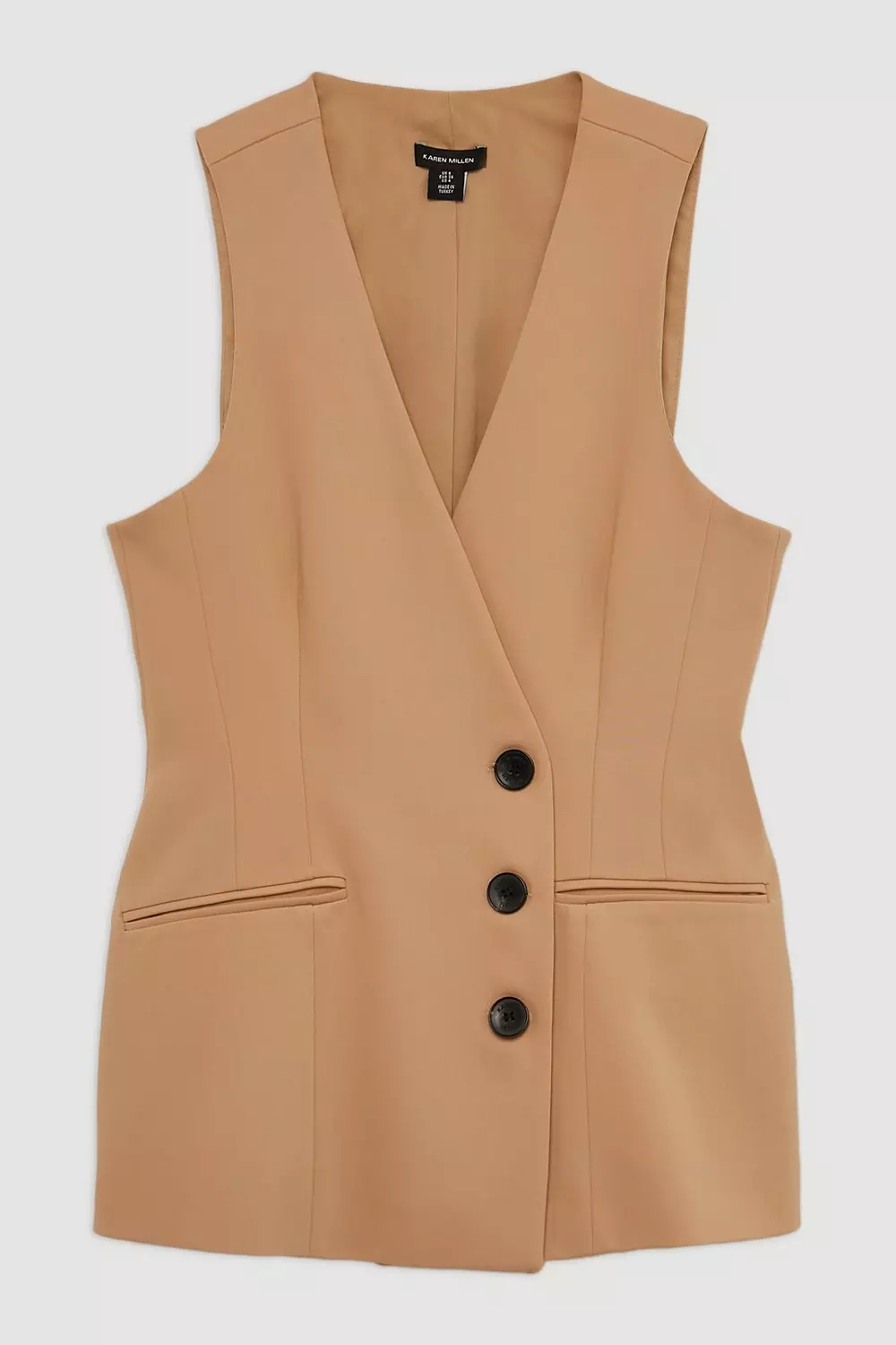 Tailored Wrap Waistcoat Karen Millen