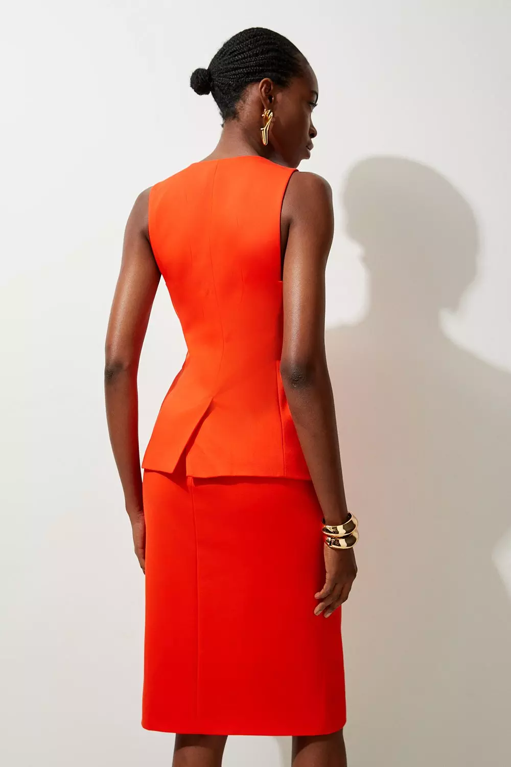 Karen millen wrap waist coat clearance