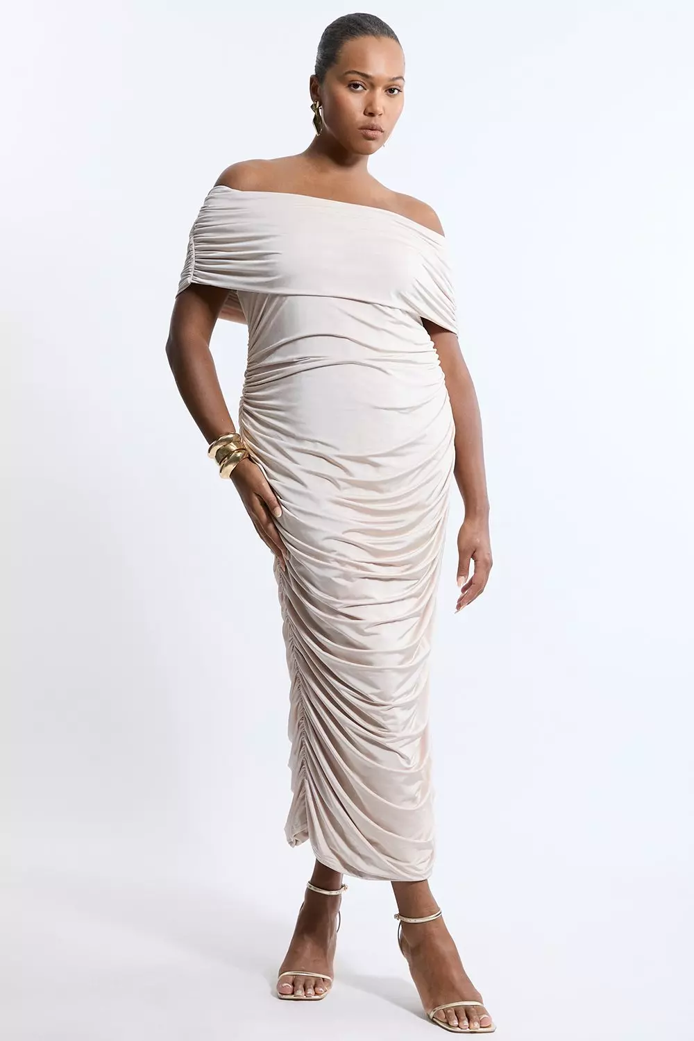 Plus size bodycon maxi dress on sale