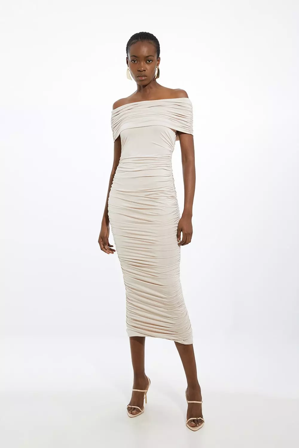 One shoulder slinky dress sale