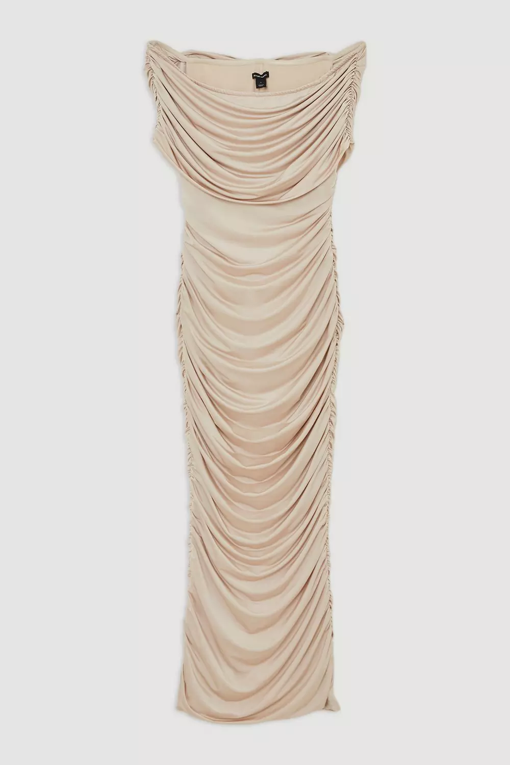 【Karen Millen】コットン ステッチ ストラップ ワンピース bkk19999_oyster_xl?$