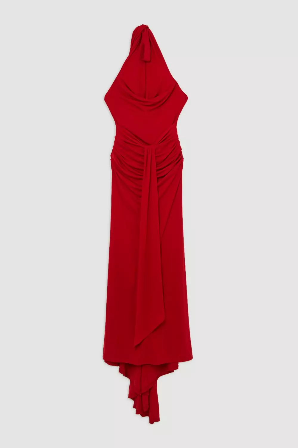 Premium Viscose Jersey Crepe Cowl Neck Maxi Dress | Karen Millen