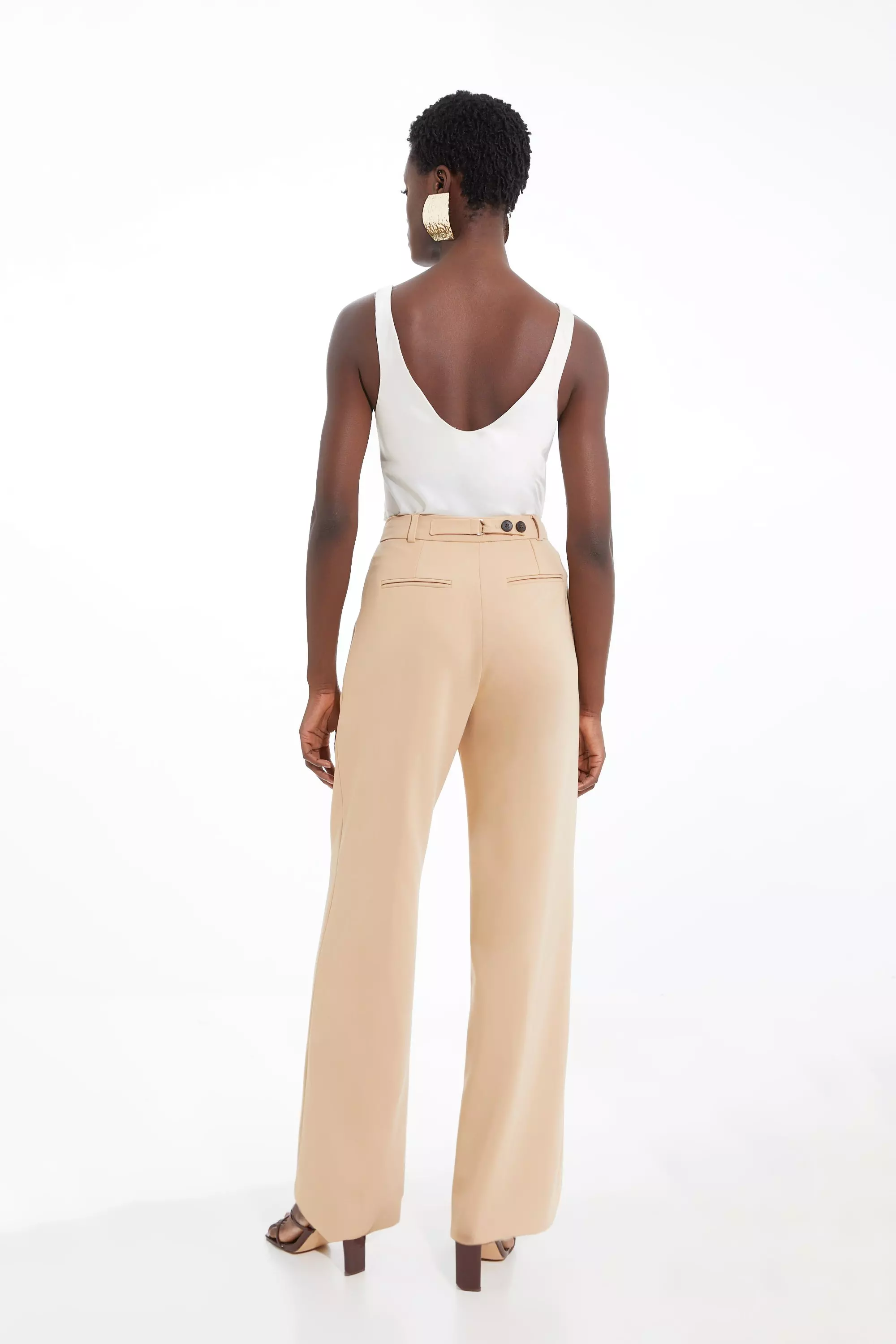 Tailored Straight Leg Trousers | Karen Millen