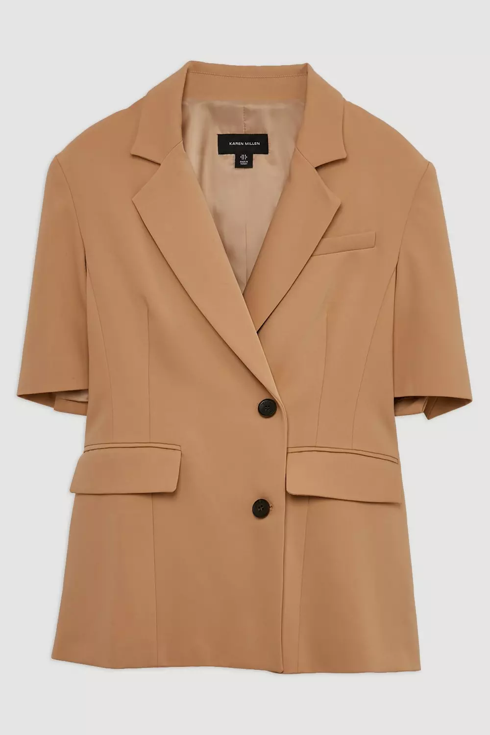 Tailored Short Sleeve Blazer Jacket Karen Millen