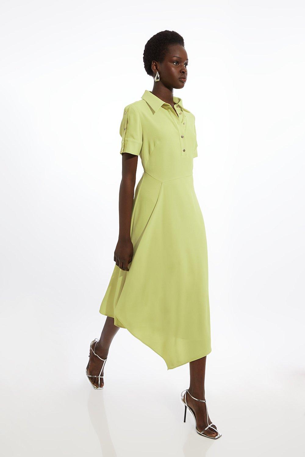 Lime Green Dresses Lime Green Midi Maxi Dresses Karen Millen