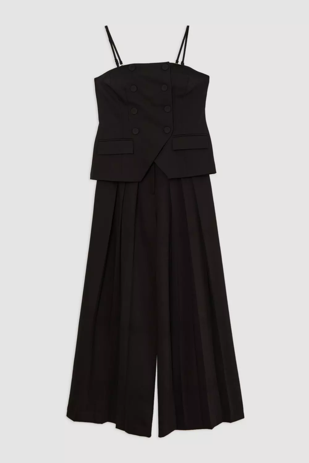 overdue flair★韓国★人気★TAILORED PLEATS JUMPSUIT/追跡あり overdue flair☆韓国☆人気☆TAILORED PLEATS JUMPSUIT/追跡あり