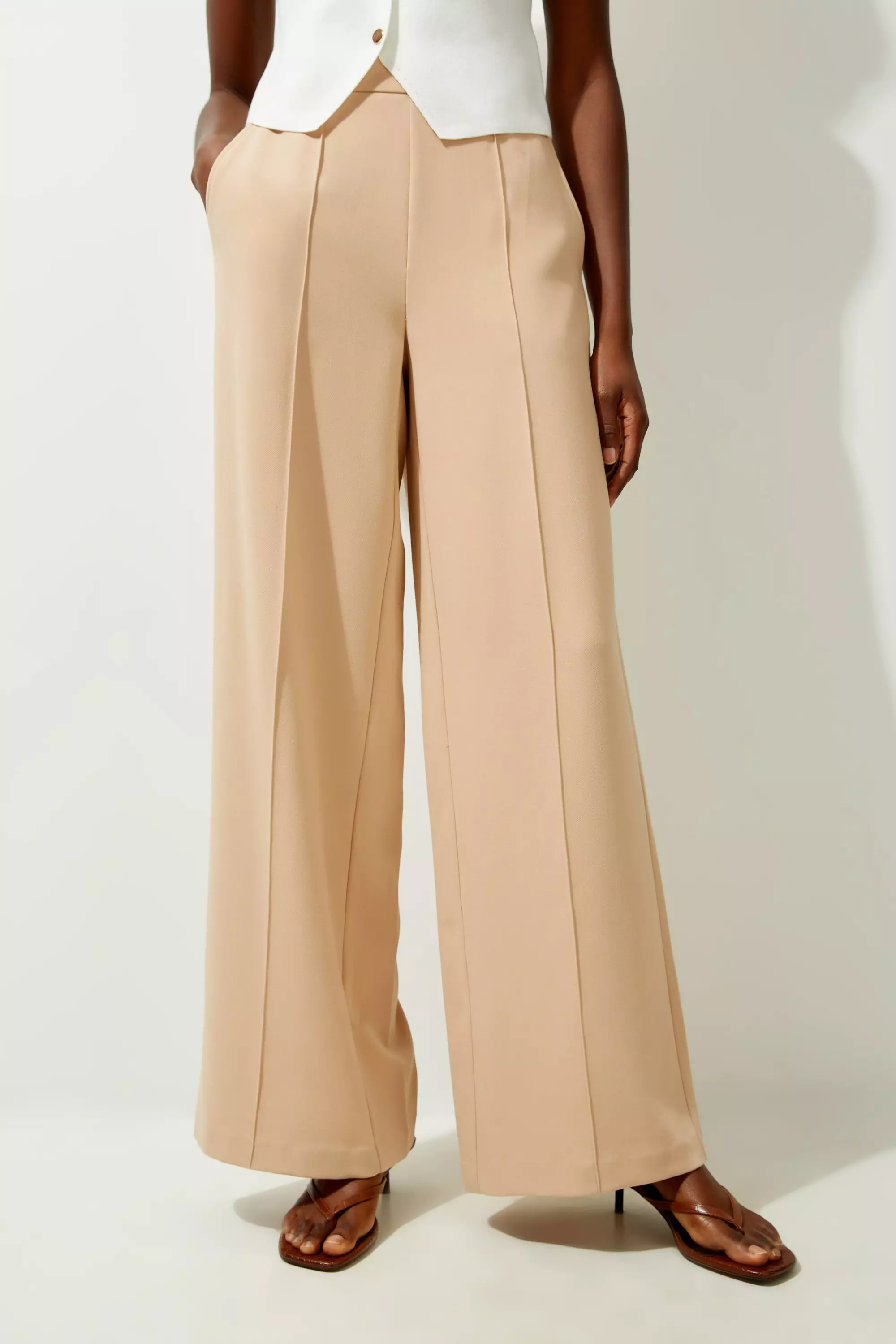 KAREN MILLEN* レースワイドパンツ 日本未入荷☆Karen Millen レースワイドパンツ ボトムス