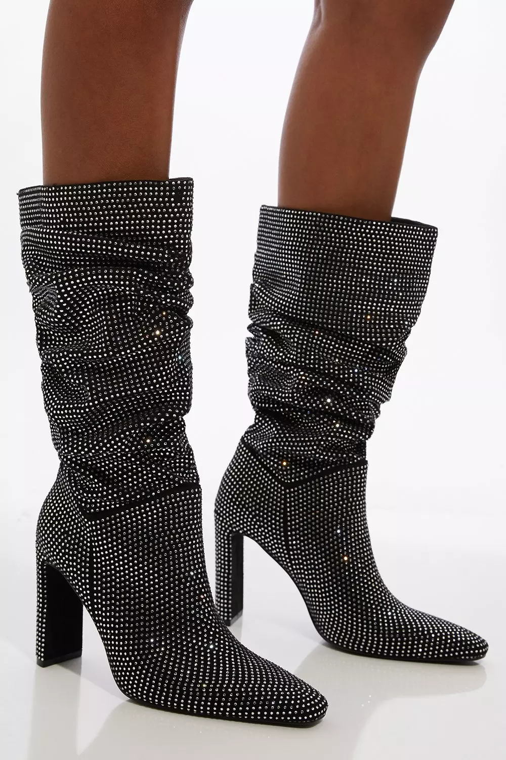 Jessica simpson layzer slouchy rhinestone boots best sale