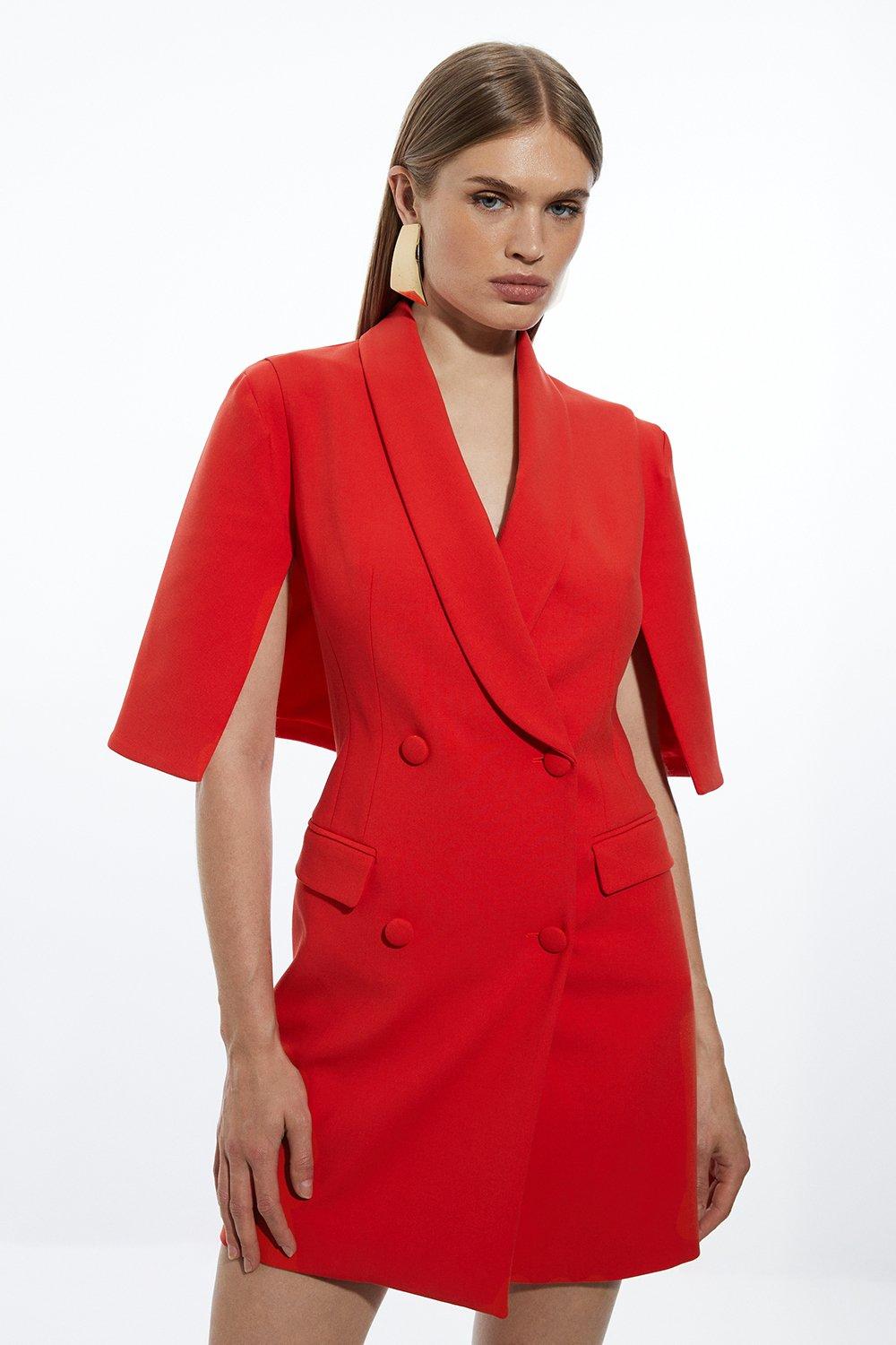 Red Blazer Dresses Karen Millen