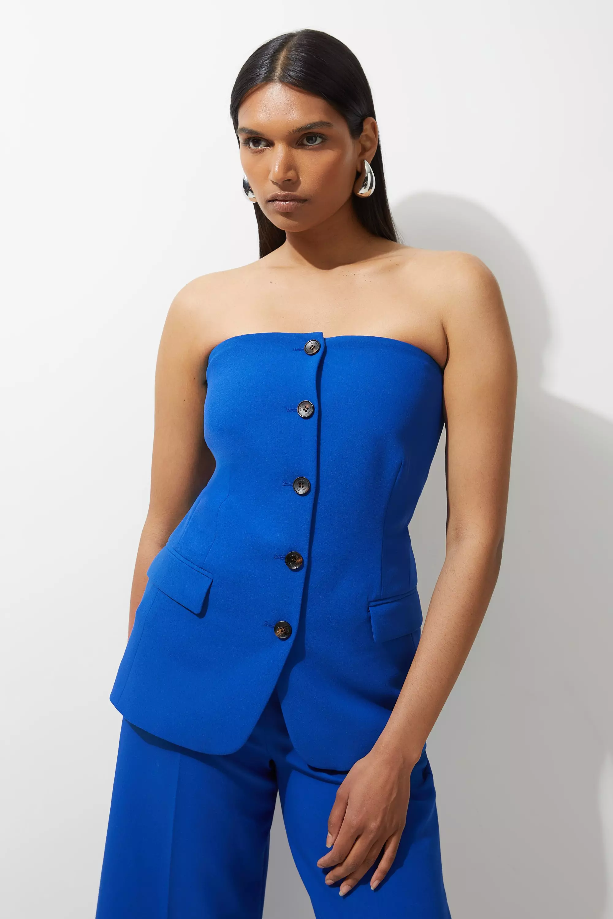 Tall strapless jumpsuit online