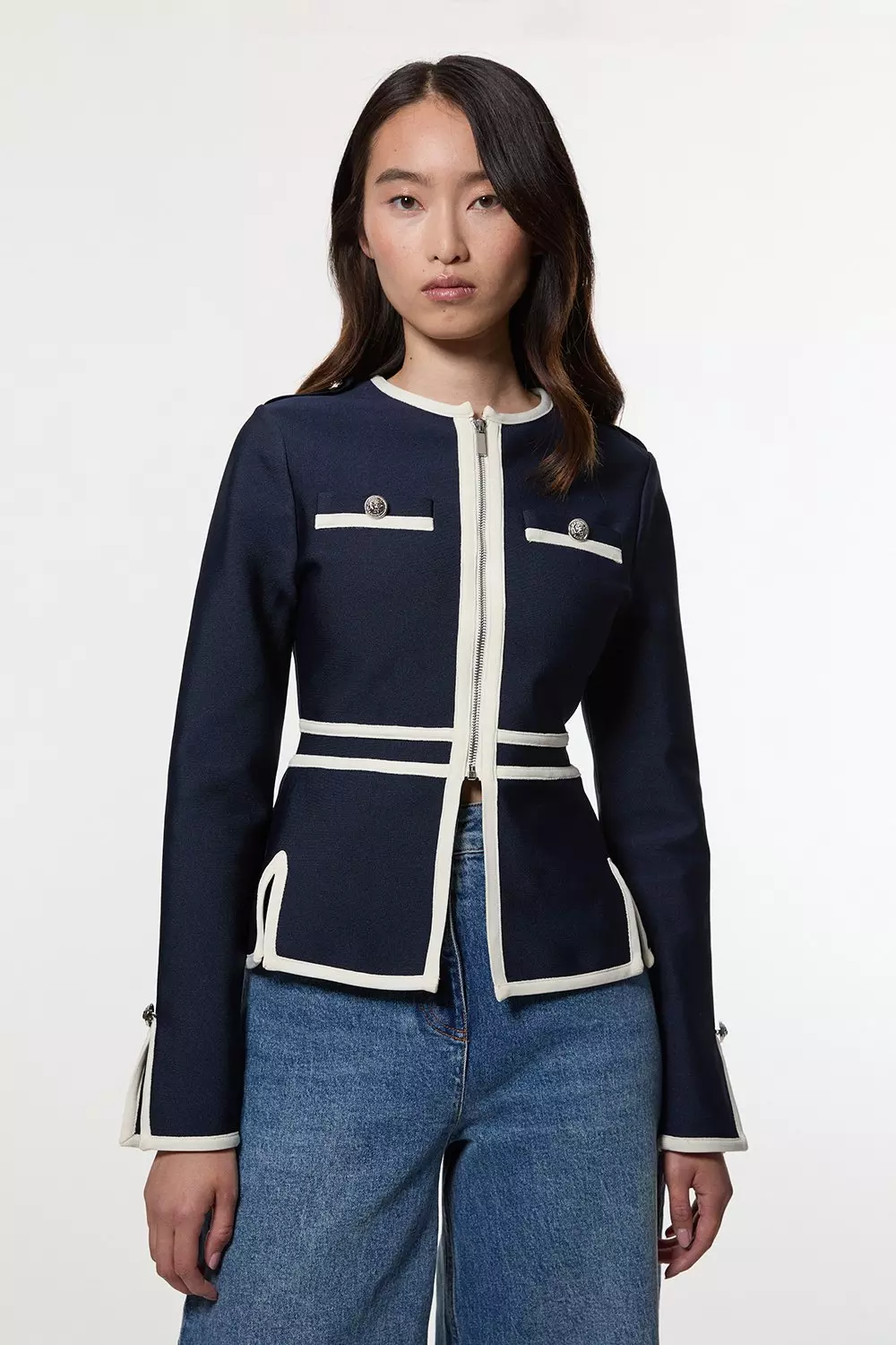 【mnem】Eka Line Color Matching Jacket bkk20332_navy_xl?$
