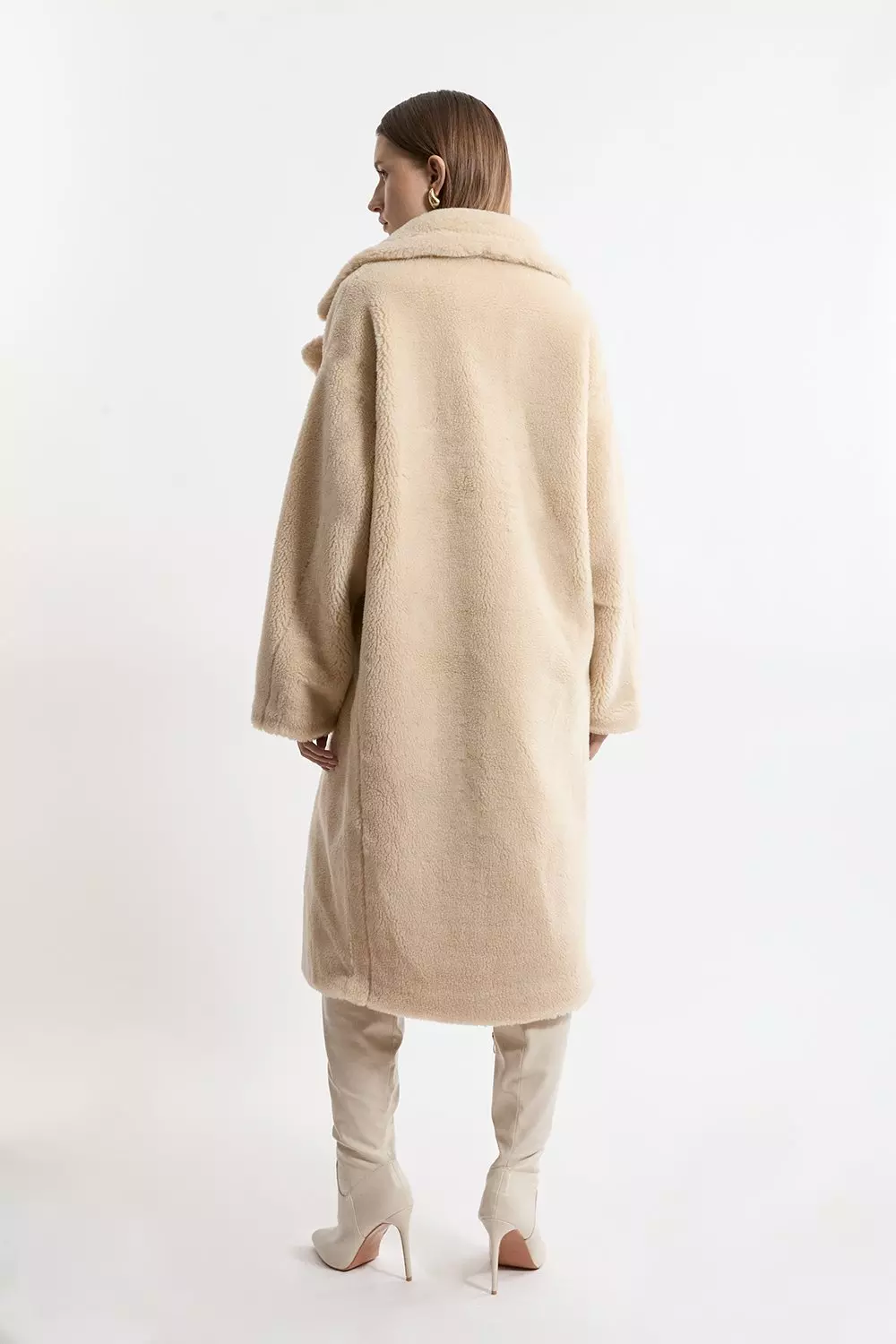 Beige teddy bear coat online