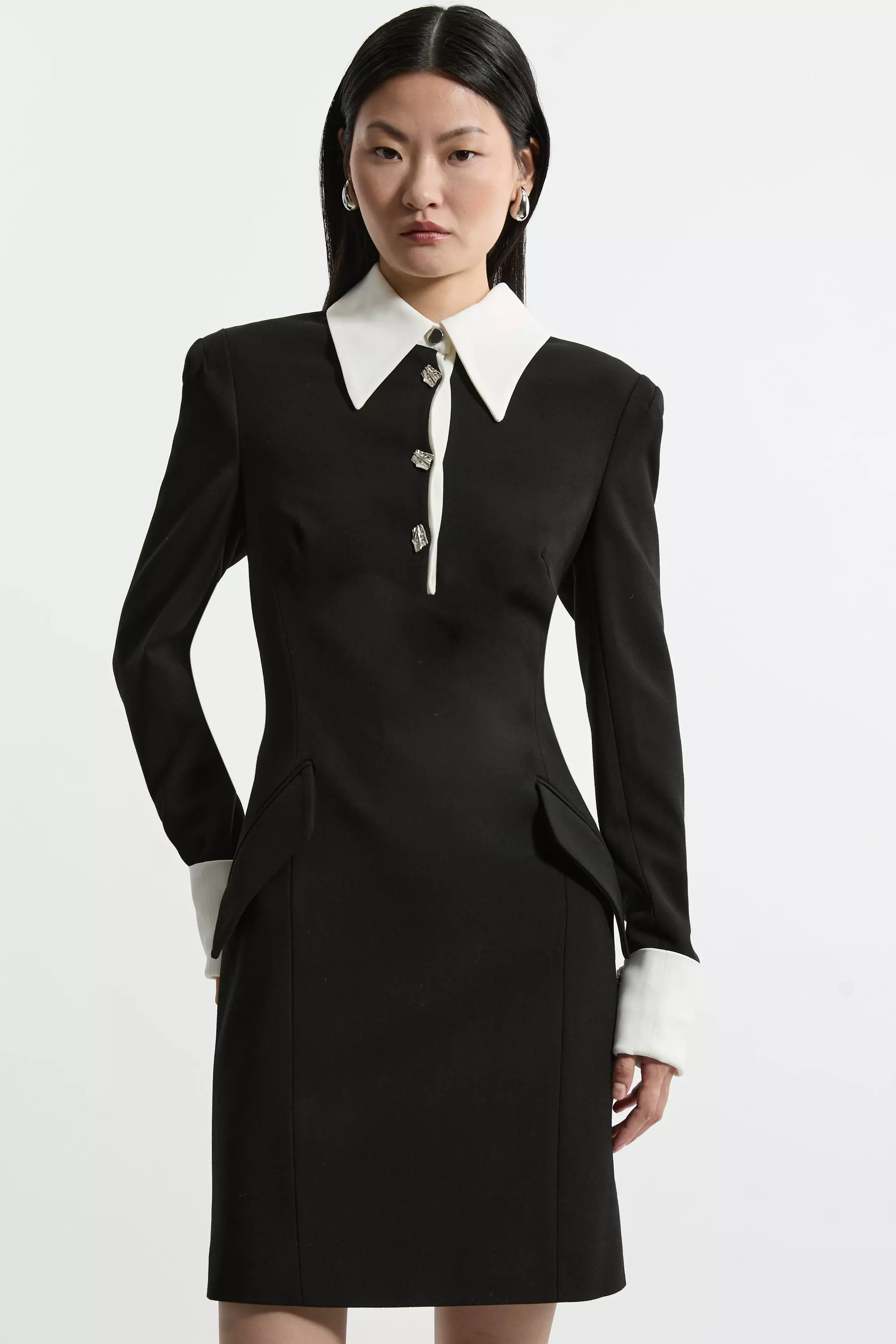 Tall white shirt dress clearance