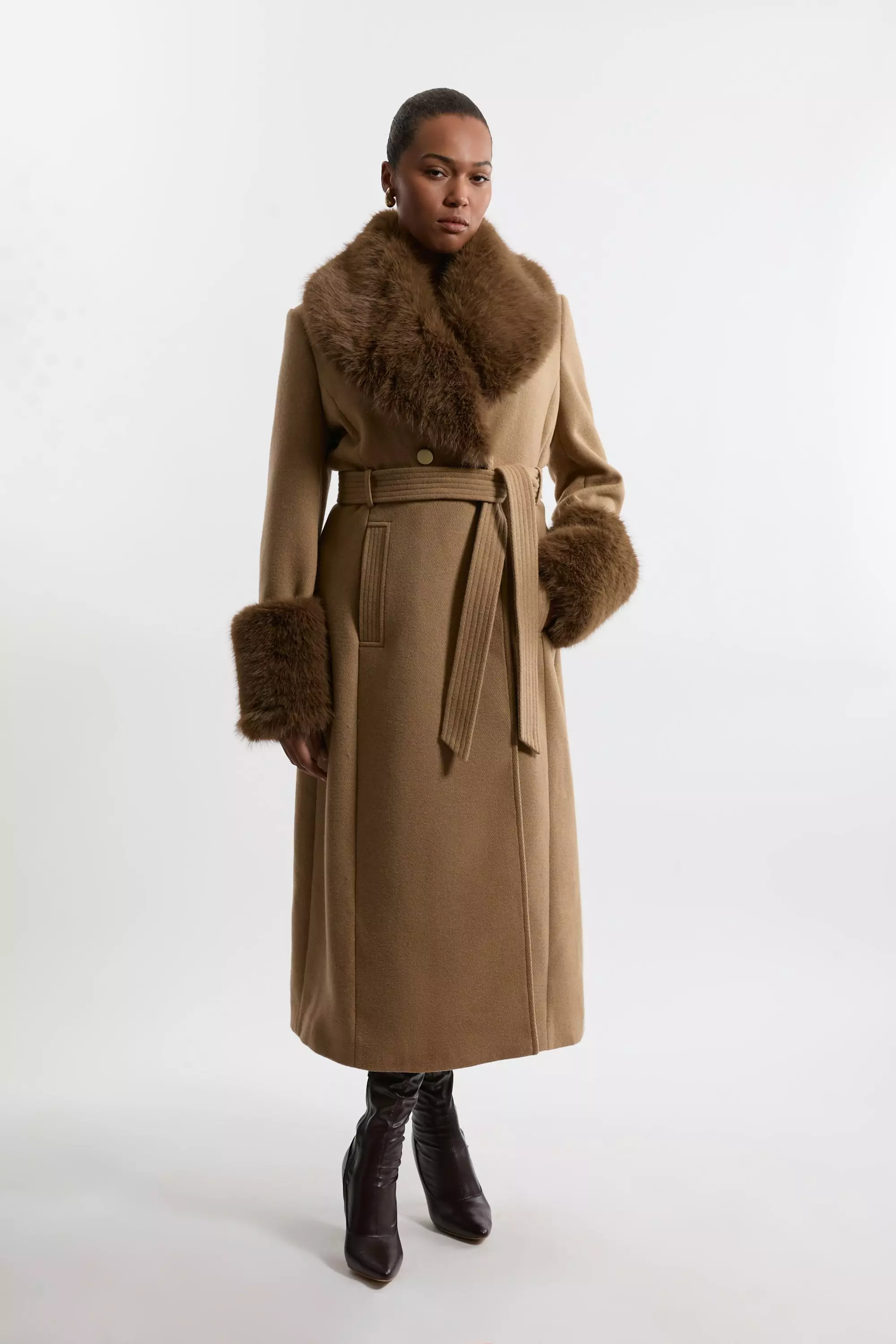 Karen millen coats sale on sale