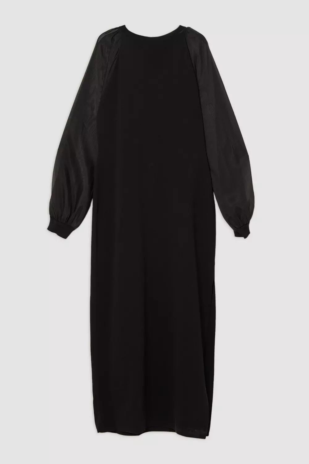KAREN MILLEN マキシ ドレス ロング Vネック ニット ブラック bkk14490_black_xl?$
