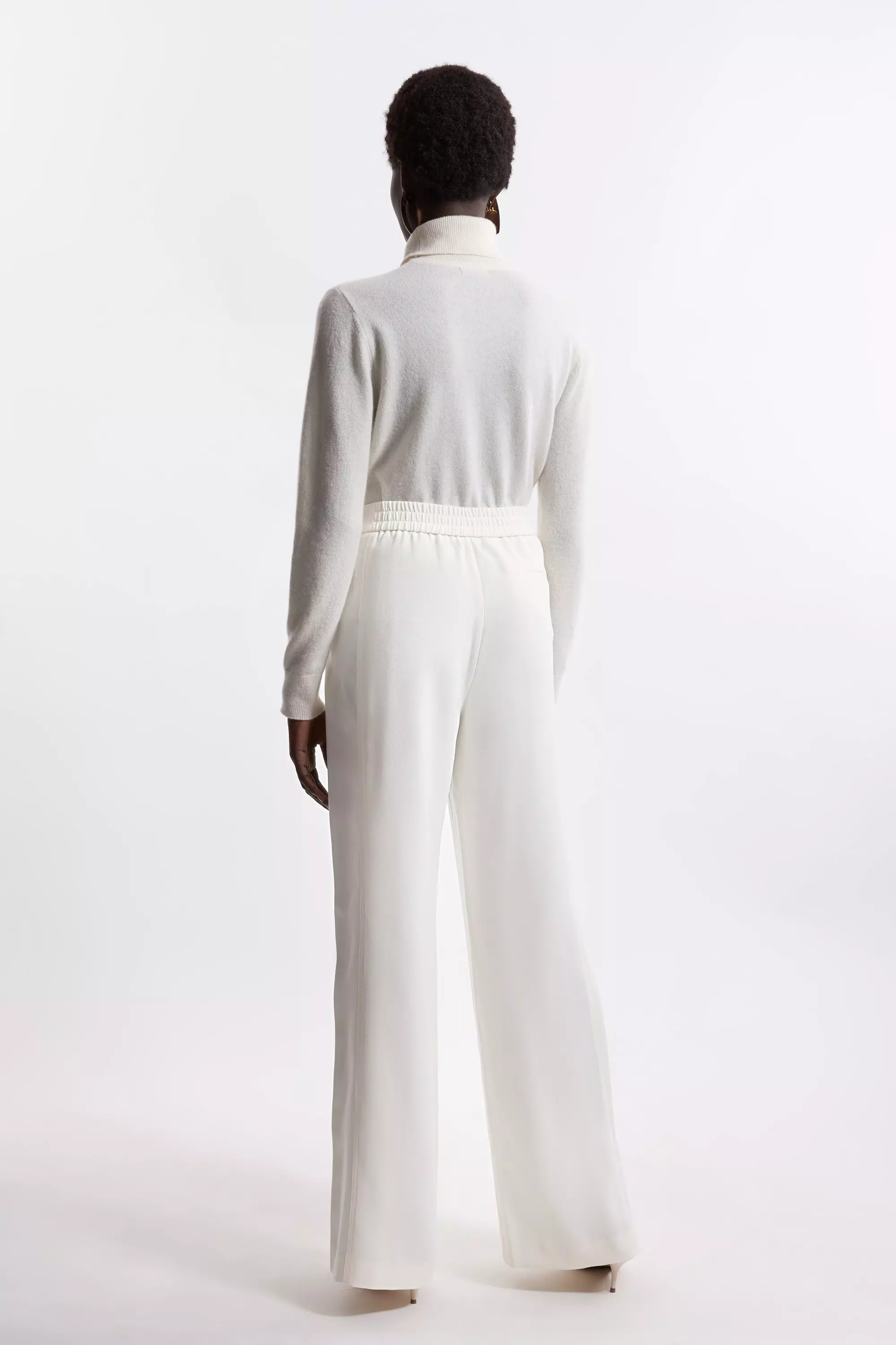 Tall Tailored Crepe Seam Detail Straight Leg Pants | Karen