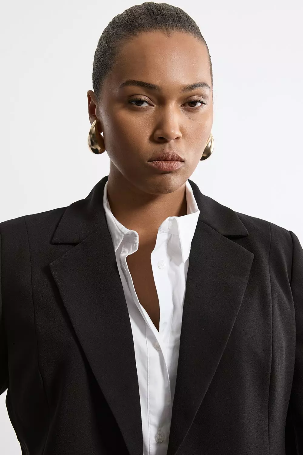 Crepe black blazer hotsell