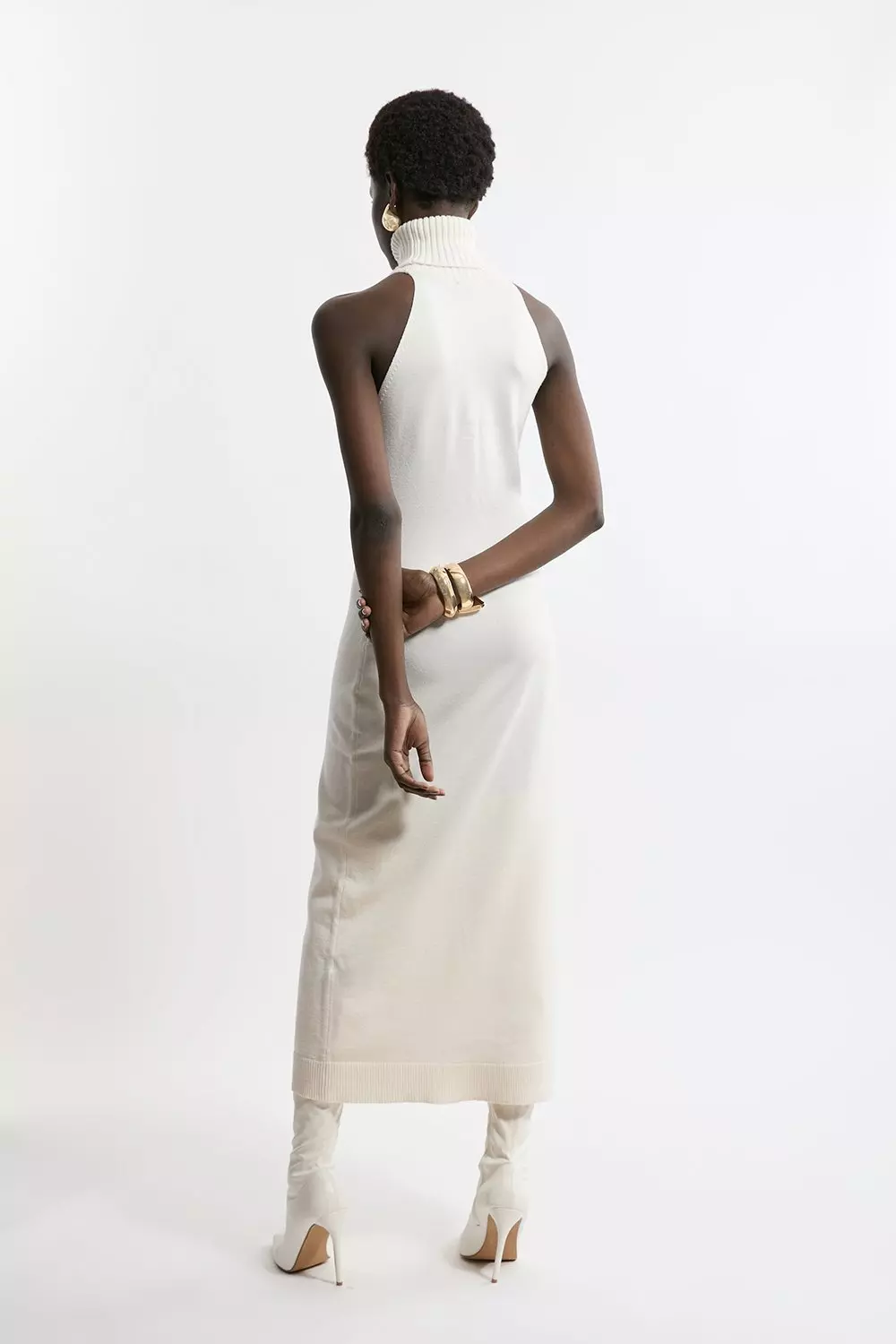 maaaRound Neck Fit Mini DressグレーS ZD251463_MEI_FRONT_2_638e4391-