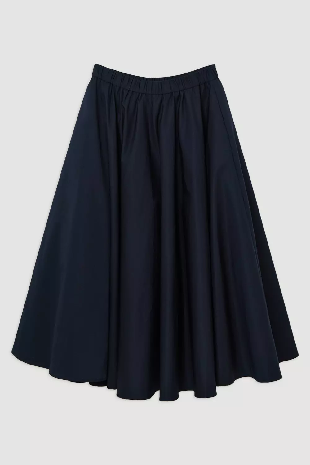 Navy Tailored Full Maxi Skirt alternative image