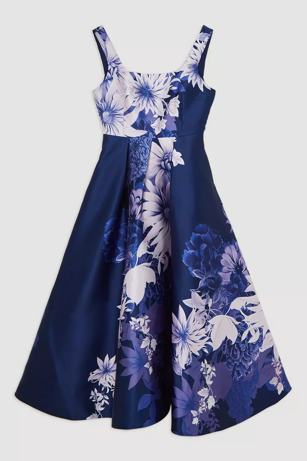 【Karen Millen】リネン フローラルプリントマキシプロム ドレス ☆Karen Millen フローラルオルガンディホルター 魅惑的マキシ
