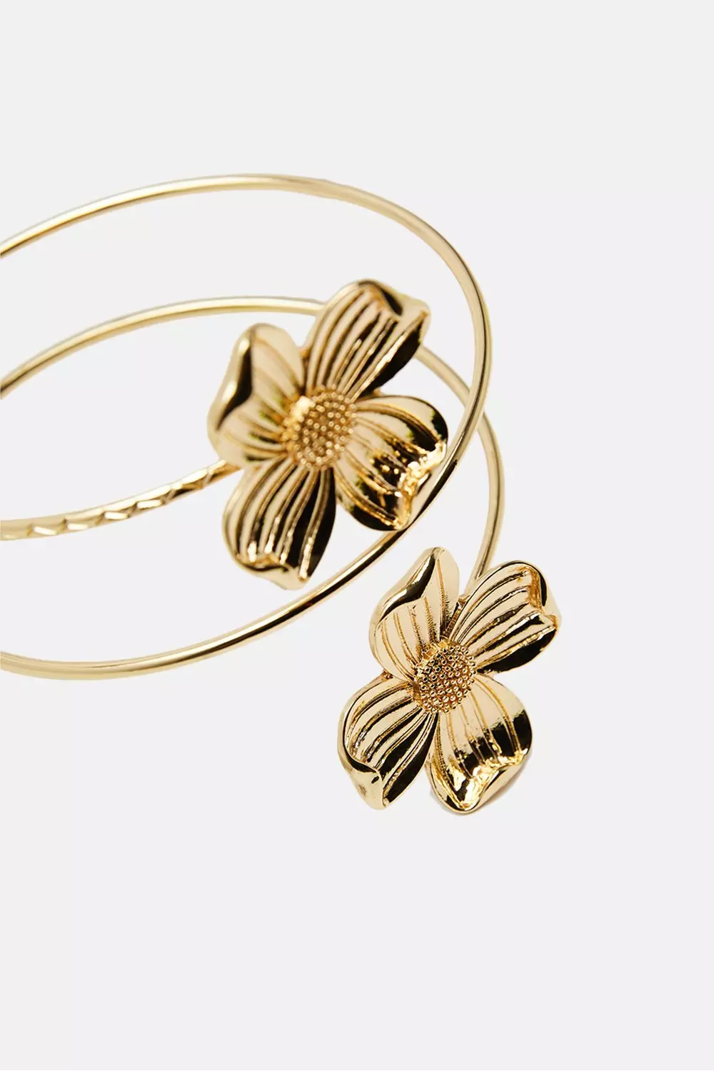 【Karen Millen】ゴールド フローラル スタッド イヤリング Gold Plated Flower Earrings | Karen Millen