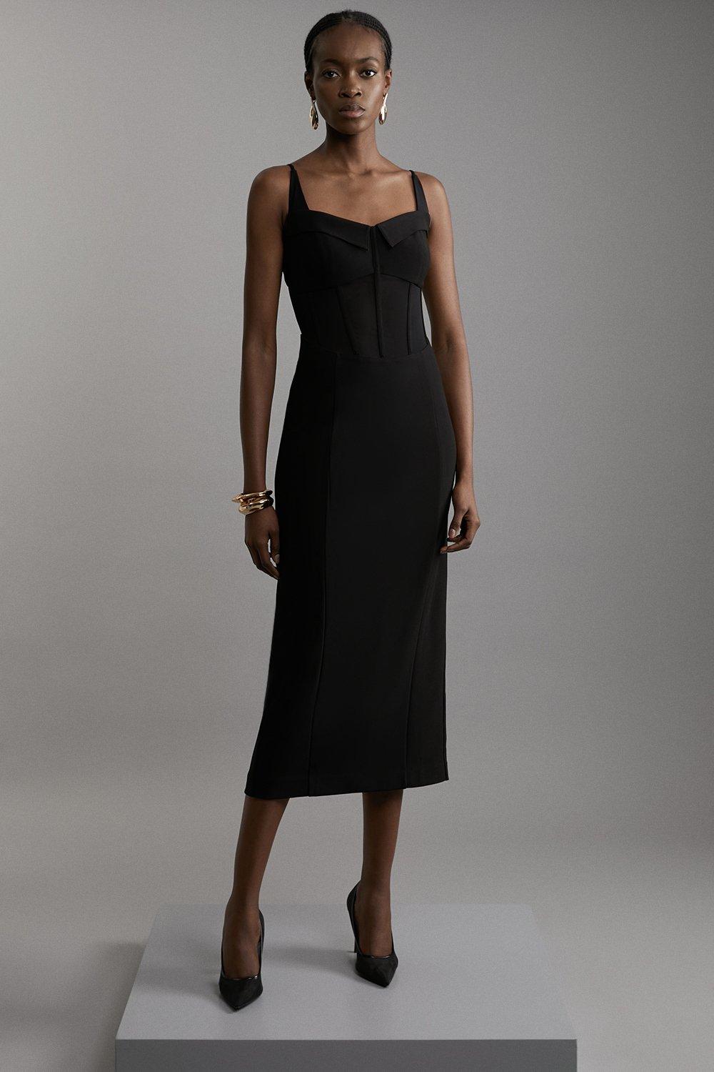 Black Mesh Dresses Karen Millen