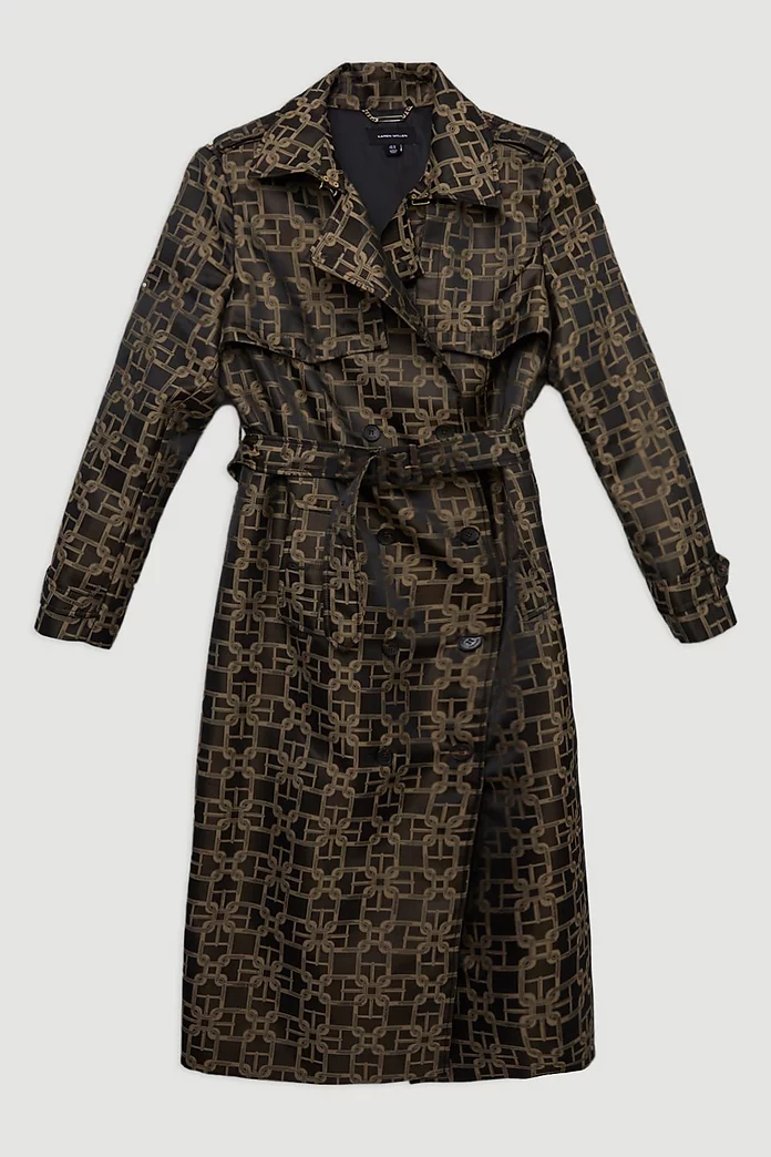 Plus Size Tailored Double Breasted Belted Trench Coat Plus Size Tailored Double Breasted Belted Trench Coat