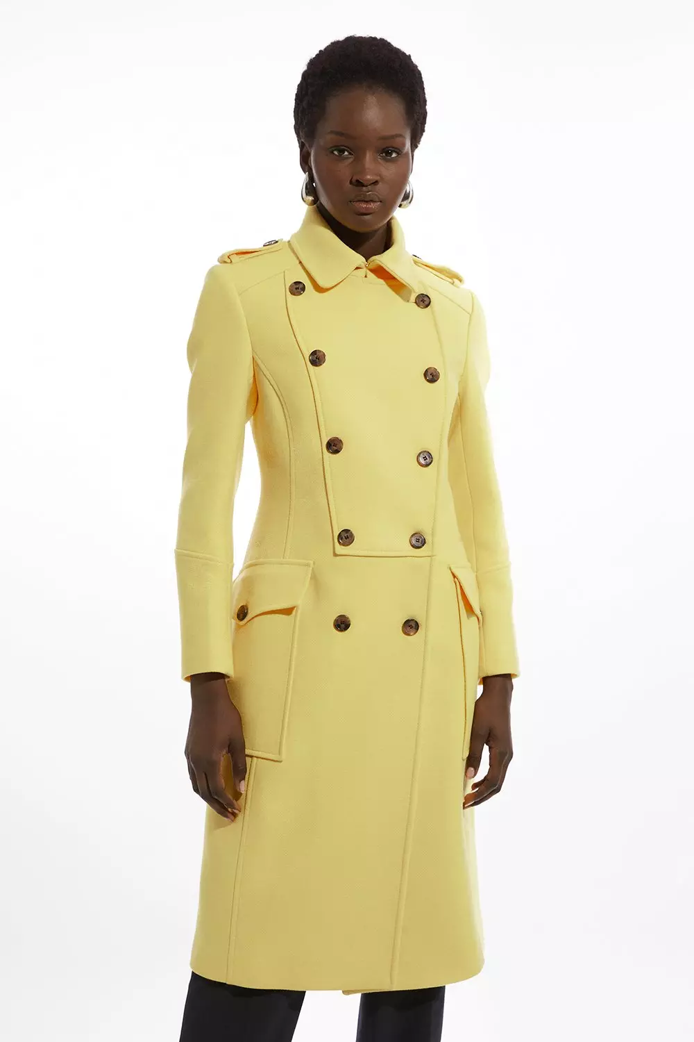 Karen millen military coat best sale