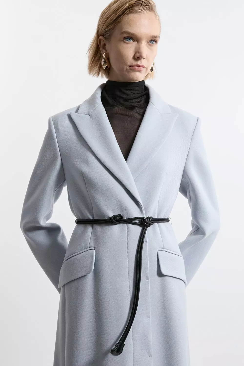 Premium Leather Tie Belt Karen Millen